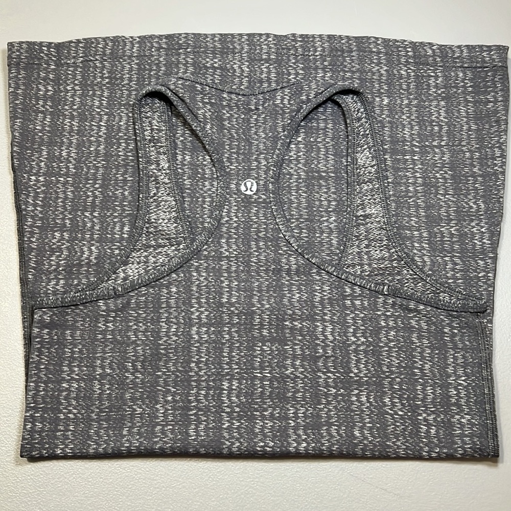 Grey Lululemon Racerback Top Tank Size 4